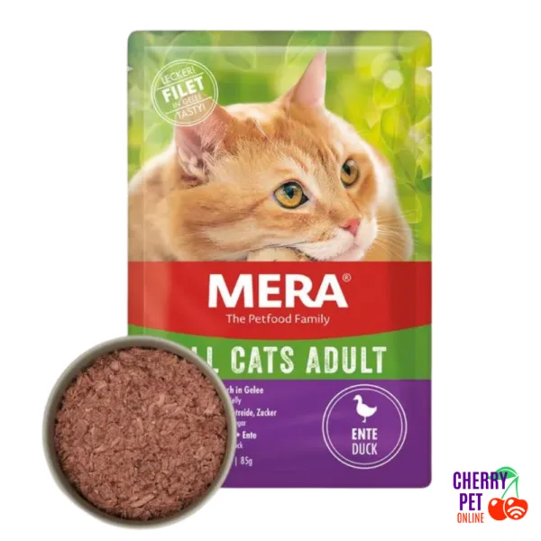 Mera Tahılsız Ördek Etli Kedi Yaş Maması 85 Gr